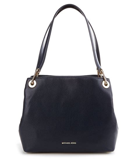 michael kors raven extra large shoulder tote|raven large leather shoulder bag.